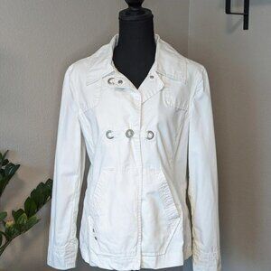 Saint James White‎ Coat Designed In France